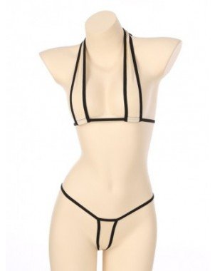 Swimwear-Cover-Ups-Women Micro Bikini Set Lingerie Underwear