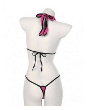 Maudymosi kostiumėliai-Seksualūs ir paplūdimio-Moterų mikro Bikini rinkinys apatinis trikotažas