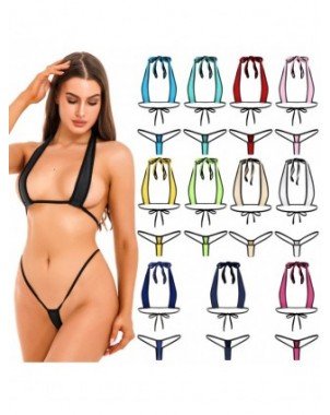 Swimwear-Cover-Ups-Women Micro Bikini Set Lingerie Underwear