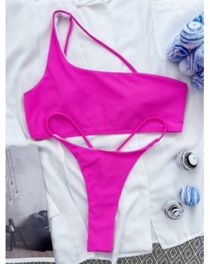 Swimwear-Cover-Ups-Sexy Asymmetric Extreme Mini Thong Bikini