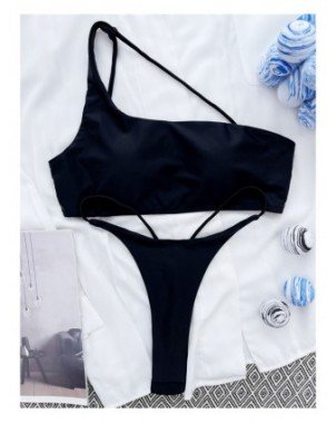 Swimwear-Cover-Ups-Sexy Asymmetric Extreme Mini Thong Bikini