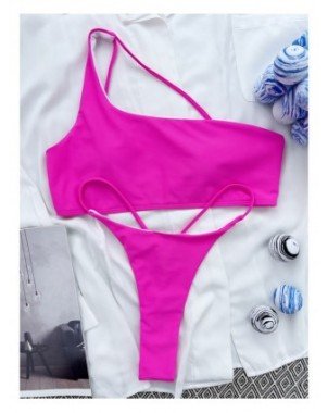 Swimwear-Cover-Ups-Sexy Asymmetric Extreme Mini Thong Bikini