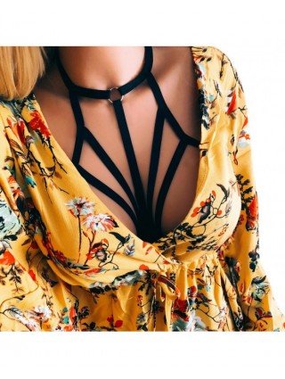 Seksualūs drabužiai-Seksualūs maudymosi kostiumėliai-Seksualūs stringai Bikini maudymosi