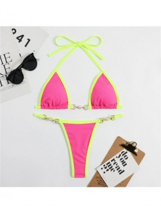 Swimwear-Cover-Ups-Micro Mini Bikini Chain Bathing Suit Thong