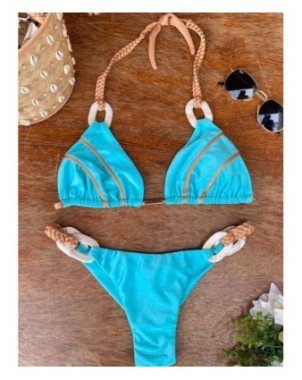 Swimwear-Cover-Ups-Black Bandeau Bikini Set Swimwear Women Push