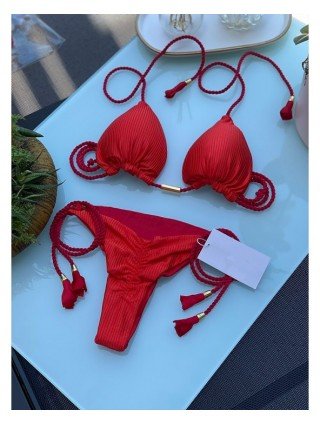Swimwear-Cover-Ups-Adjustable Bandage Bikini Set 2022 Swimwear