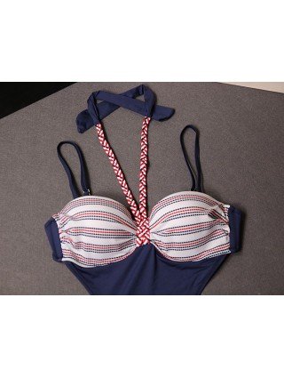 Swimwear-Cover-Ups-2022 Women Halter Lace Monokini Sexy One