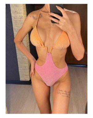 Maudymosi kostiumėliai-Seksualūs ir paplūdimio-S - XL Blizgantys Sparkling Splicing moterų