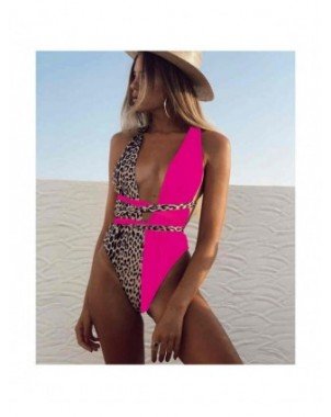 Swimwear-Cover-Ups-One Piece Bikini Set 2022 Leopard Swimwear