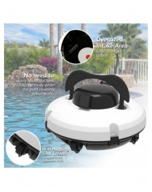 Home Improvement-Pumps-Cordless Pool Vacuum Cleaner Robotic