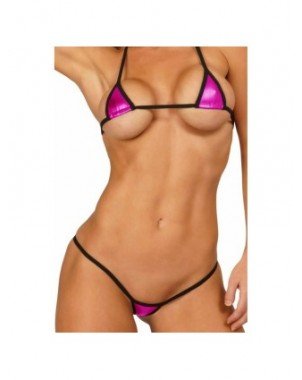 Swimwear-Bikini Sets-Sexy Women Small Thong Bra Swimwear Bikini