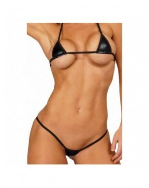 Swimwear-Bikini Sets-Sexy Women Small Thong Bra Swimwear Bikini