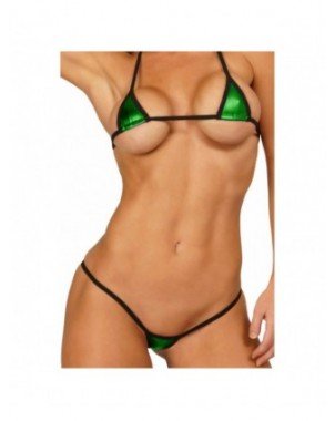 Swimwear-Bikini Sets-Sexy Women Small Thong Bra Swimwear Bikini