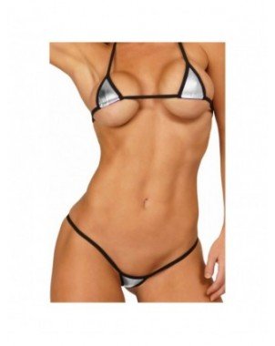 Swimwear-Bikini Sets-Sexy Women Small Thong Bra Swimwear Bikini