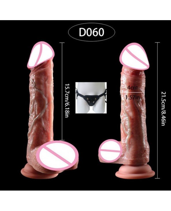Vibrators, Dildos-Realistic Dildos-Big strapon dildo for women