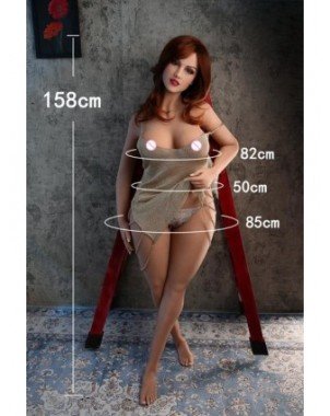Sekso lėlės-Realistiškos sekso lėlės-Silikoninė viso kūno sekso lėlė 158CM Realistinis moterų