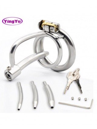 BDSM-Various BDSM gags-Stainless Steel Male Chastity Devices