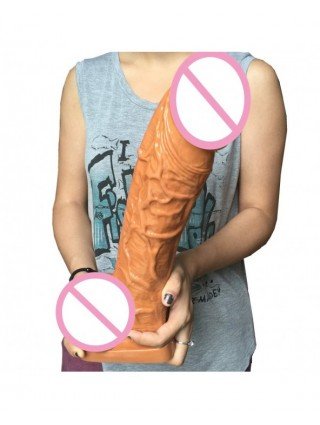 Prekės suaugusiems 18+-Vibratoriai, dildos-14.56" 370mm Ekstremalus didelis realistinis dildo