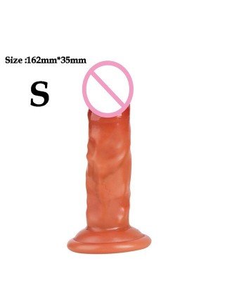 Adult products 18+-Vibrators, Dildos-Double-layer Soft