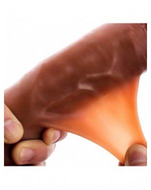 Adult products 18+-Vibrators, Dildos-Double-layer Soft