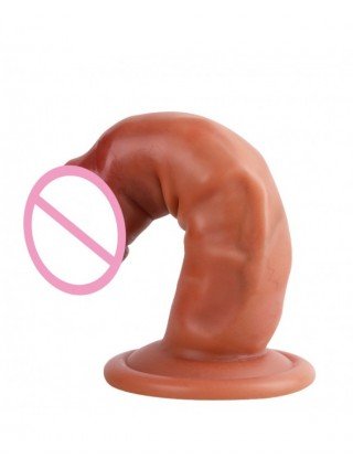 Prekės suaugusiems 18+-Vibratoriai, dildos-Dvigubo sluoksnio minkštas realistinis penis Didelis
