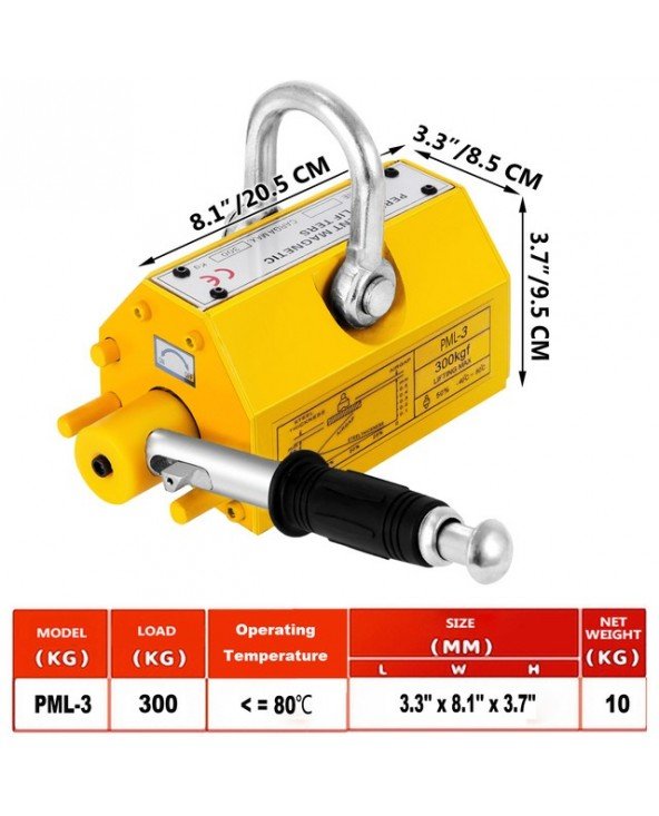 Tools-Tool Sets-100Kg - 2000Kg Steel Permanent Magnetic Lifter