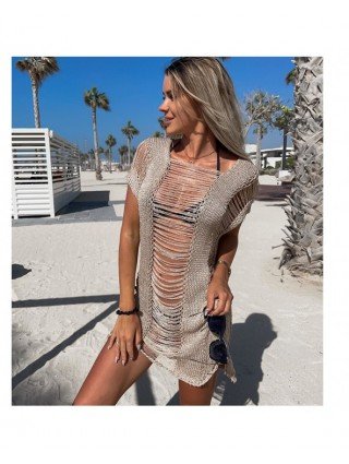 Women's Fashion-Dresses-2023 Crochet Cover up Beach Sexy See