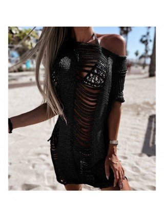 Women's Fashion-Dresses-2023 Crochet Cover up Beach Sexy See