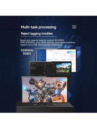 Laptops-Gaming Laptops-FIREBAT MN56 Mini PC Gamer AMD Ryzen 5