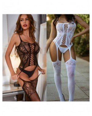 Sexy clothes-Sexy Underwear-White Lingerie Bodysuit Underwear