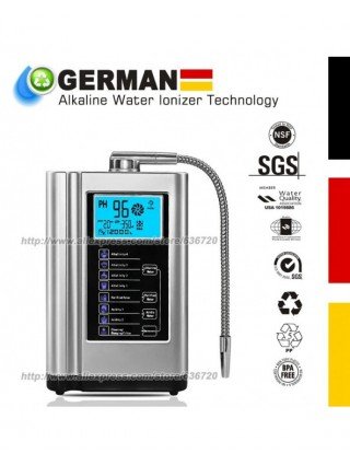 Kitchen-Drinkware-Alkaline Water Ionizer Machine Silver,Water