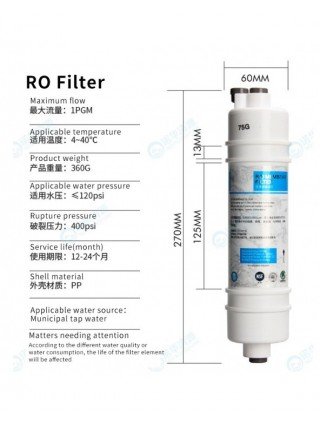 Kitchen-Drinkware-Sooel 10 "American Quick-connect Filter PP