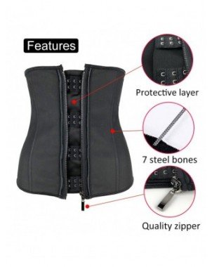 Women's Underwear-Shapewear-Women Latex Waist Trainer Body