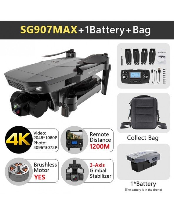 Camera & Photo-Camera Drones-New SG907 MAX Professional GPS