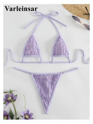 Women's Underwear-Panties-New Wrinkled Extreme Mini Micro Thong