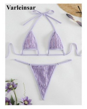 Women's Underwear-Panties-New Wrinkled Extreme Mini Micro Thong