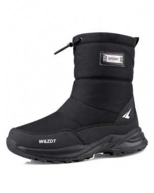 Winter High Boots for Man Outdoor Travel Snow Boots Zipper