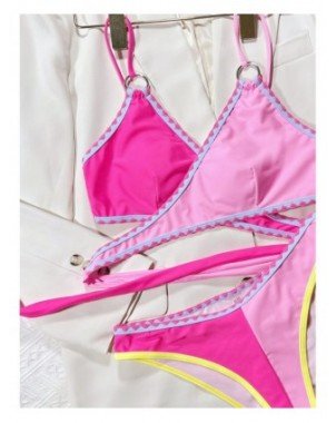 Swimwear-Cover-Ups-Para Praia Sexy Thong Bikini 2023 Bathing