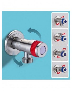 Household Items-Bath and WC items-360 Rotatable Stainless Steel