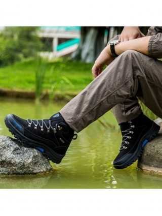 Men Hiking Shoes Waterproof Male Sneakers Outdoor Travel