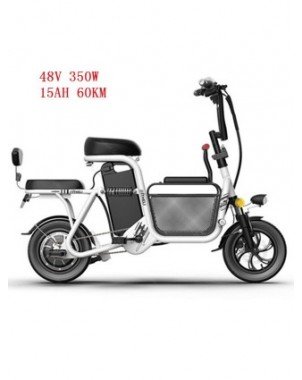 Cycling-Bicycles-Electric Folding Bicycle 12`` 48V 350W Two
