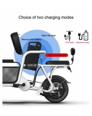 Cycling-Bicycles-Electric Folding Bicycle 12`` 48V 350W Two