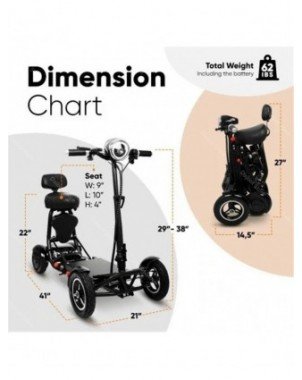 Cycling-Bicycles-Daibot Electric Scooter For Disabled Four