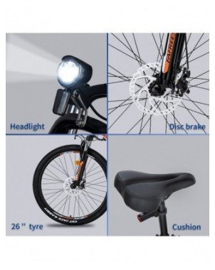 Cycling-Bicycles-Fafrees Hailong One 250W 26&quot Electric