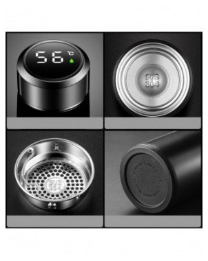 Kitchen-Drinkware-LS 500ML Smart Insulation Cup Water Bottle