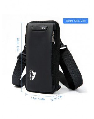 Vyriški lagaminai ir krepšiai-Crossbody Krepšiai-BAPASA telefono krepšys Telefono piniginė