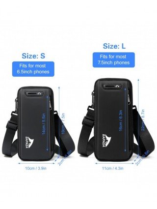 Vyriški lagaminai ir krepšiai-Crossbody Krepšiai-BAPASA telefono krepšys Telefono piniginė