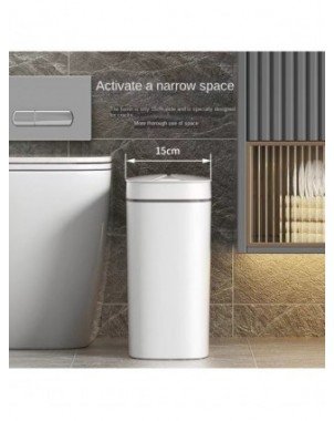 Household Items-Bath and WC items-14L Smart Trash Can USB