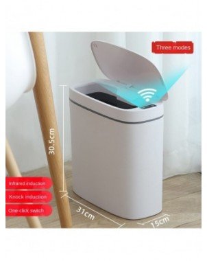 Household Items-Bath and WC items-14L Smart Trash Can USB