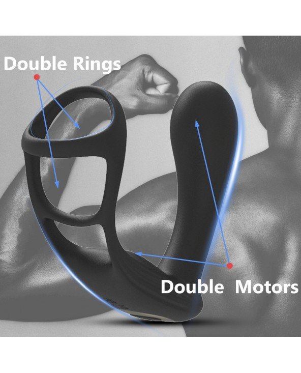 Analiniai žaislai-Prostatos masažuokliai-Dvigubas vibratorius Butt Plug Vyrai Prostatos Analiniai žaislai-Prostatos masažuokliai-Dvigubas vibratorius Butt Plug Vyrai Prostatos